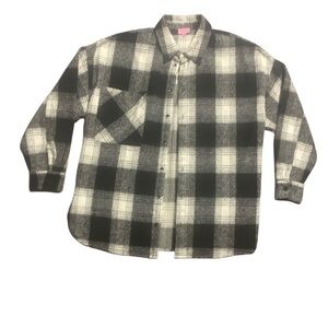 Miami Black and White Plaid Jacket